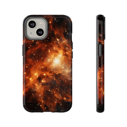 Orange Nebulae Phone Case