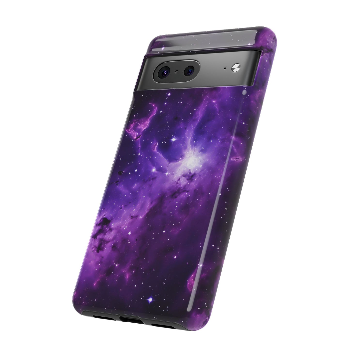 Vivid Purple Space Phone Case