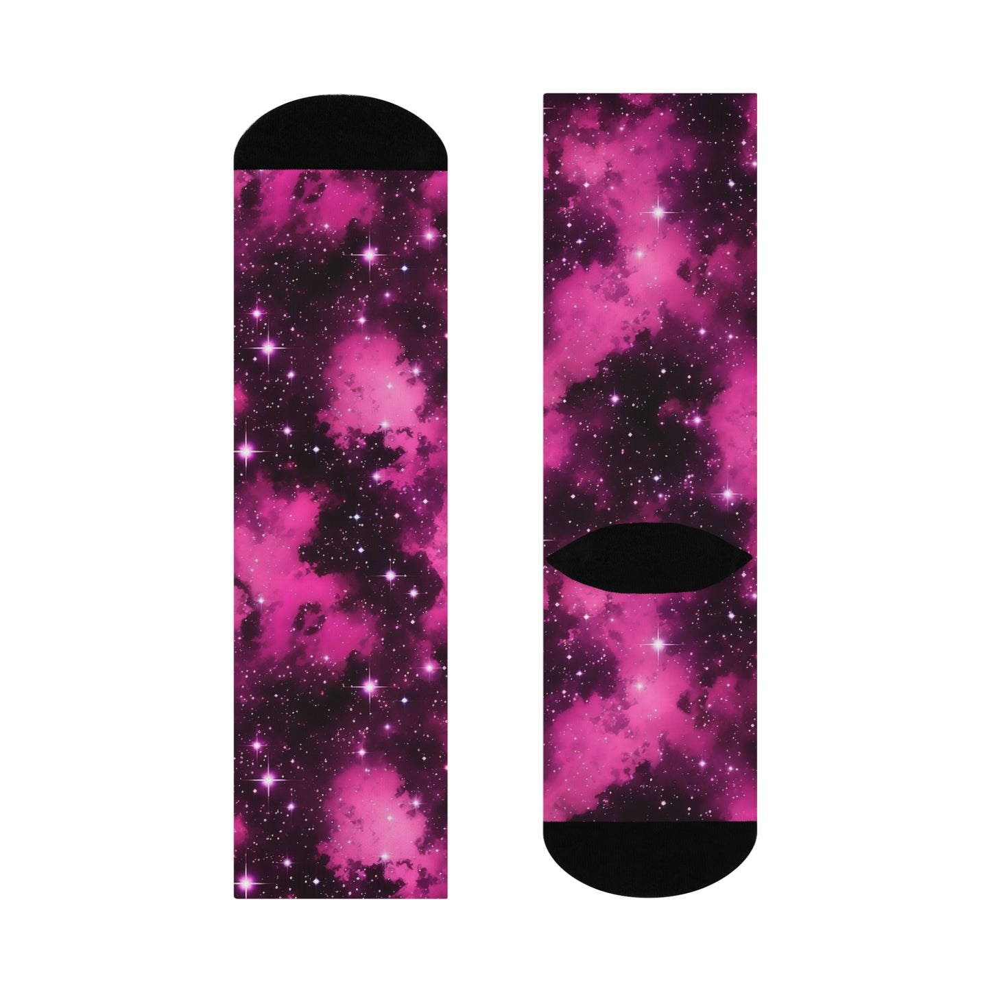 Pink Starscape Socks