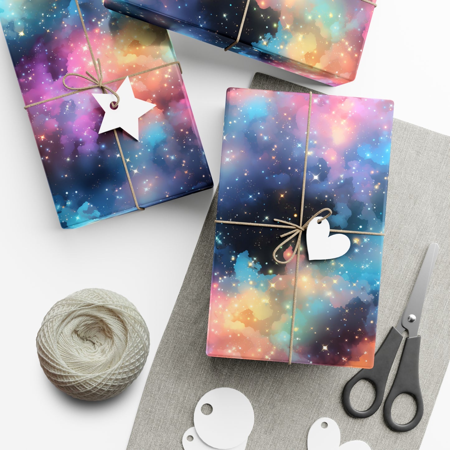 Ethereal Stars Wrapping Paper