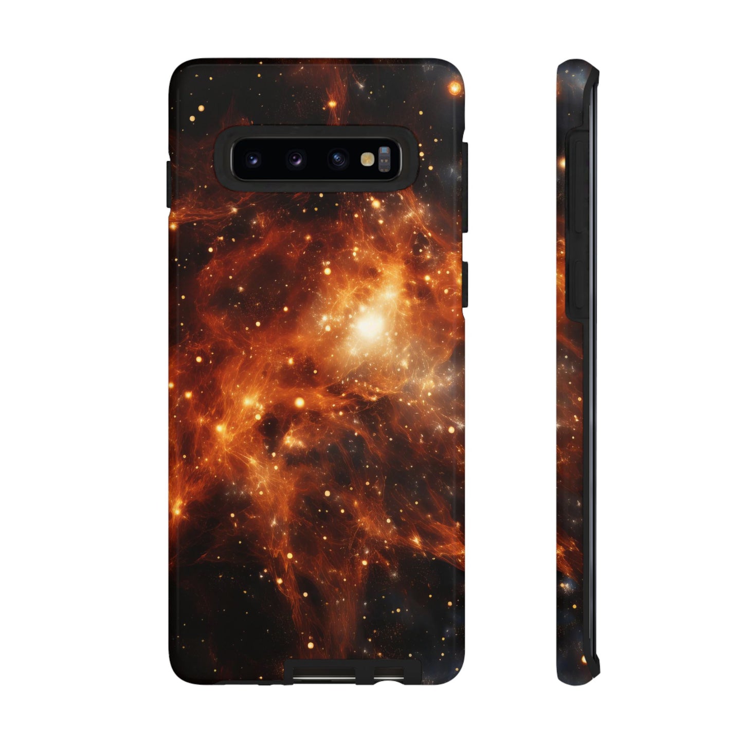 Orange Nebulae Phone Case