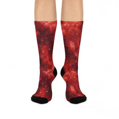 Scarlet Starscape Socks