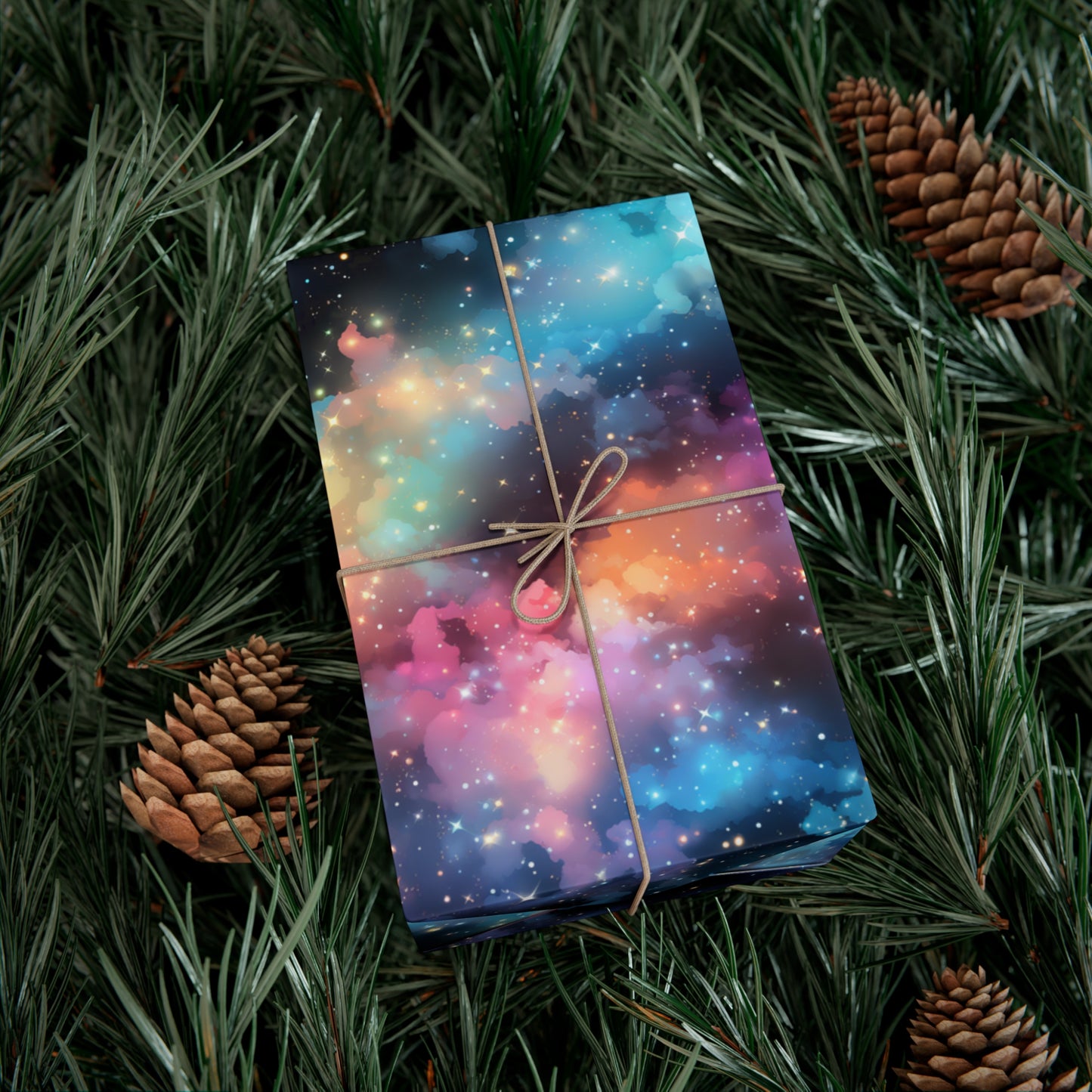 Ethereal Stars Wrapping Paper