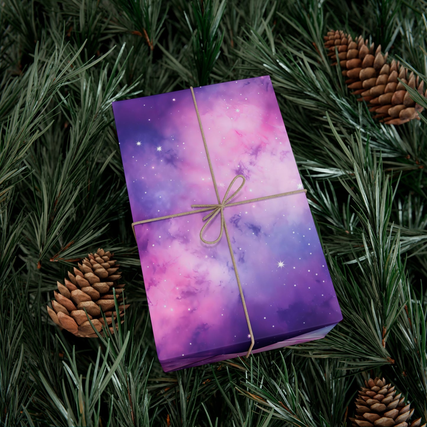 Soft Purple Nebula Wrapping Paper