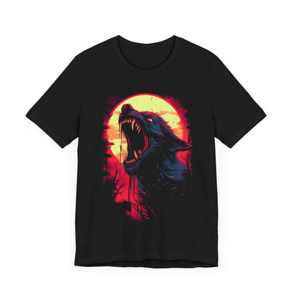 Howling Werewolf Halloween T-Shirt