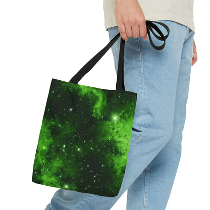 Lime Space Tote Bag