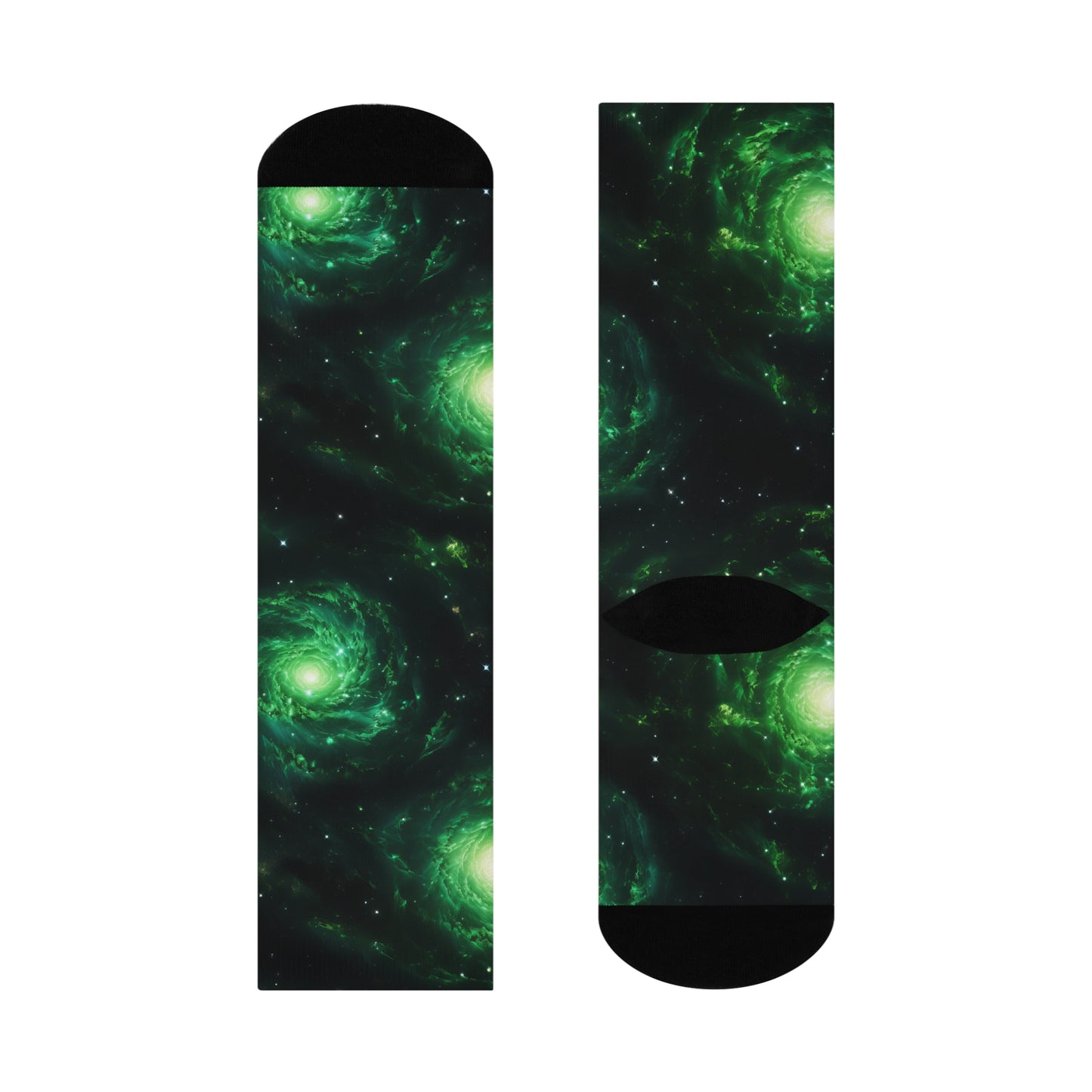 Green Galaxies Socks