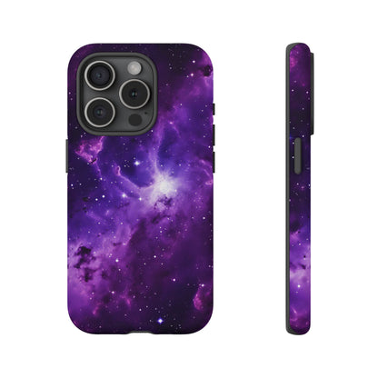 Vivid Purple Space Phone Case