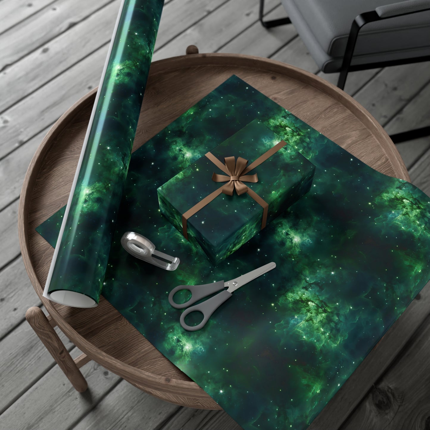 Verdant Space Wrapping Paper