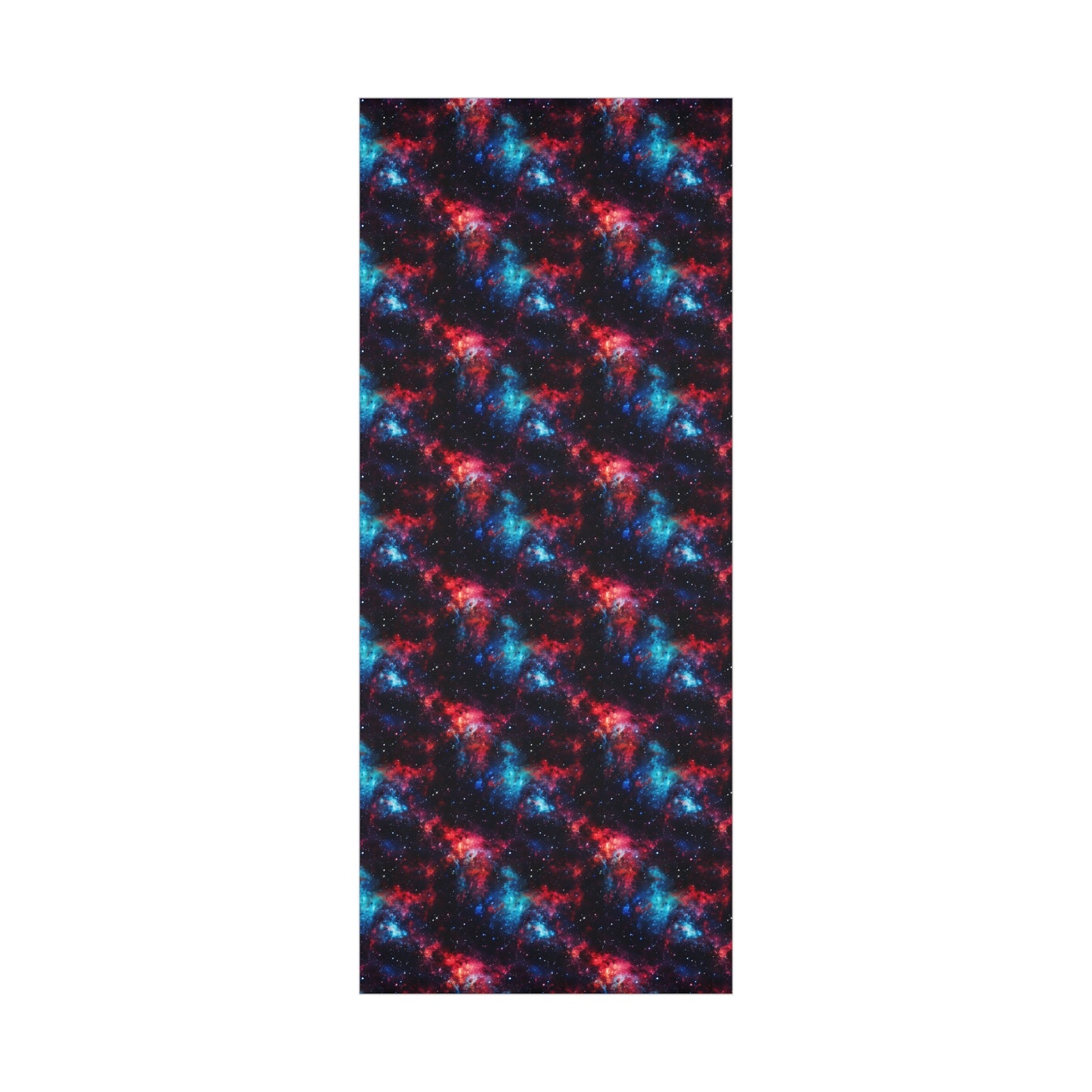 Red & Blue Nebula Wrapping Paper