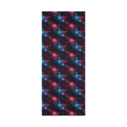 Red & Blue Nebula Wrapping Paper