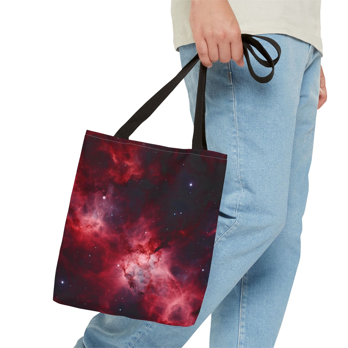 Crimson Nebulae Tote Bag