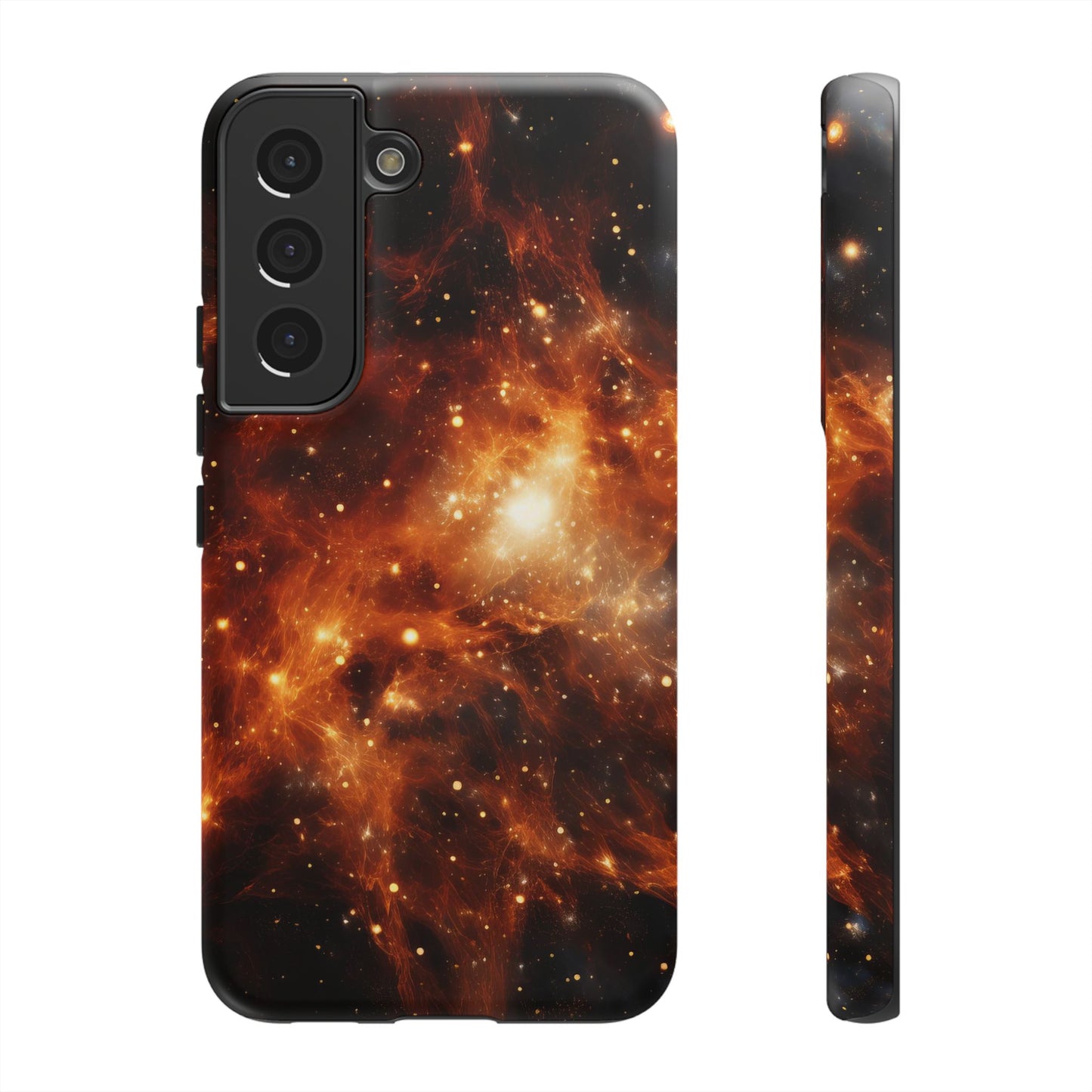 Orange Nebulae Phone Case