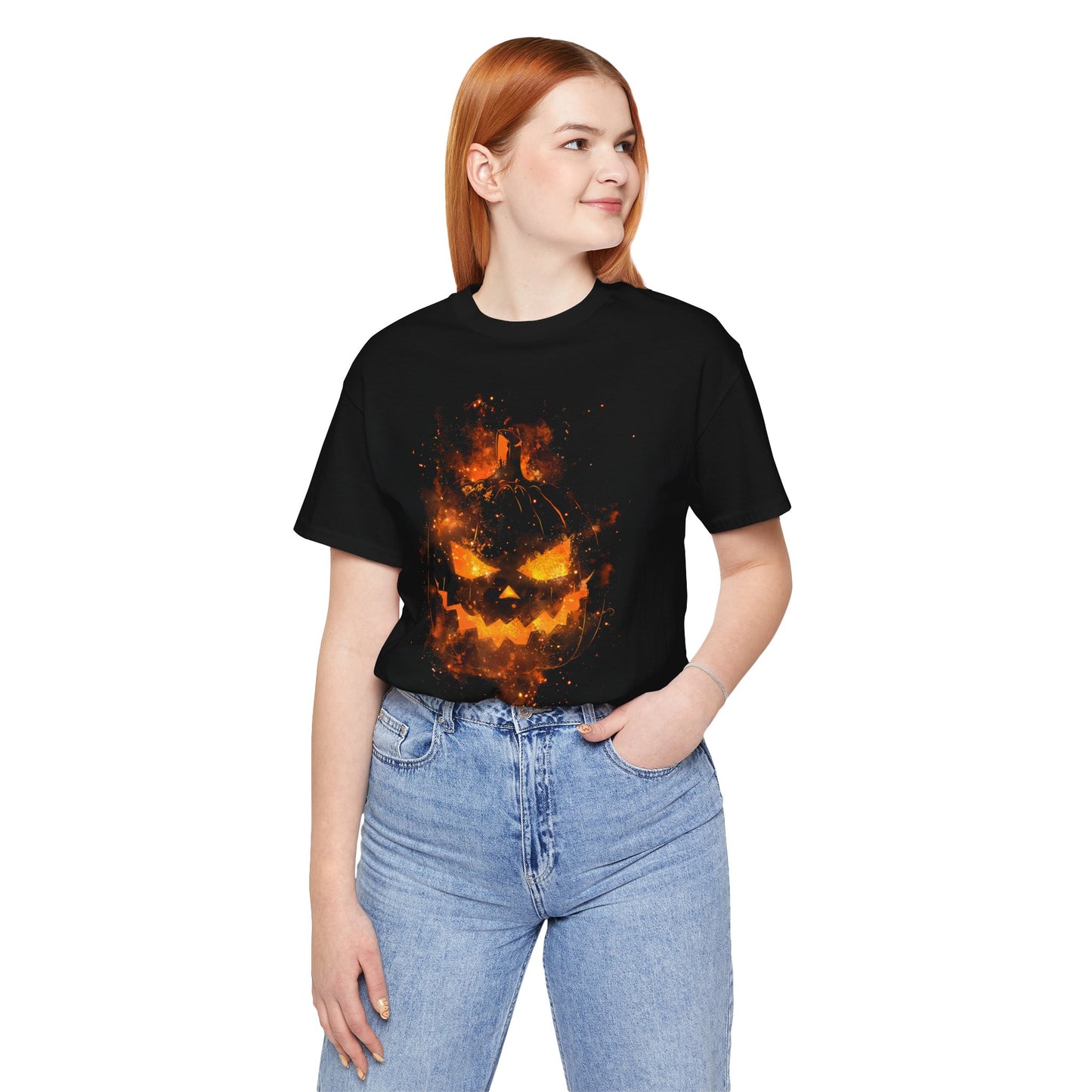 Nebulous Jack-o'-Lantern Halloween T-Shirt