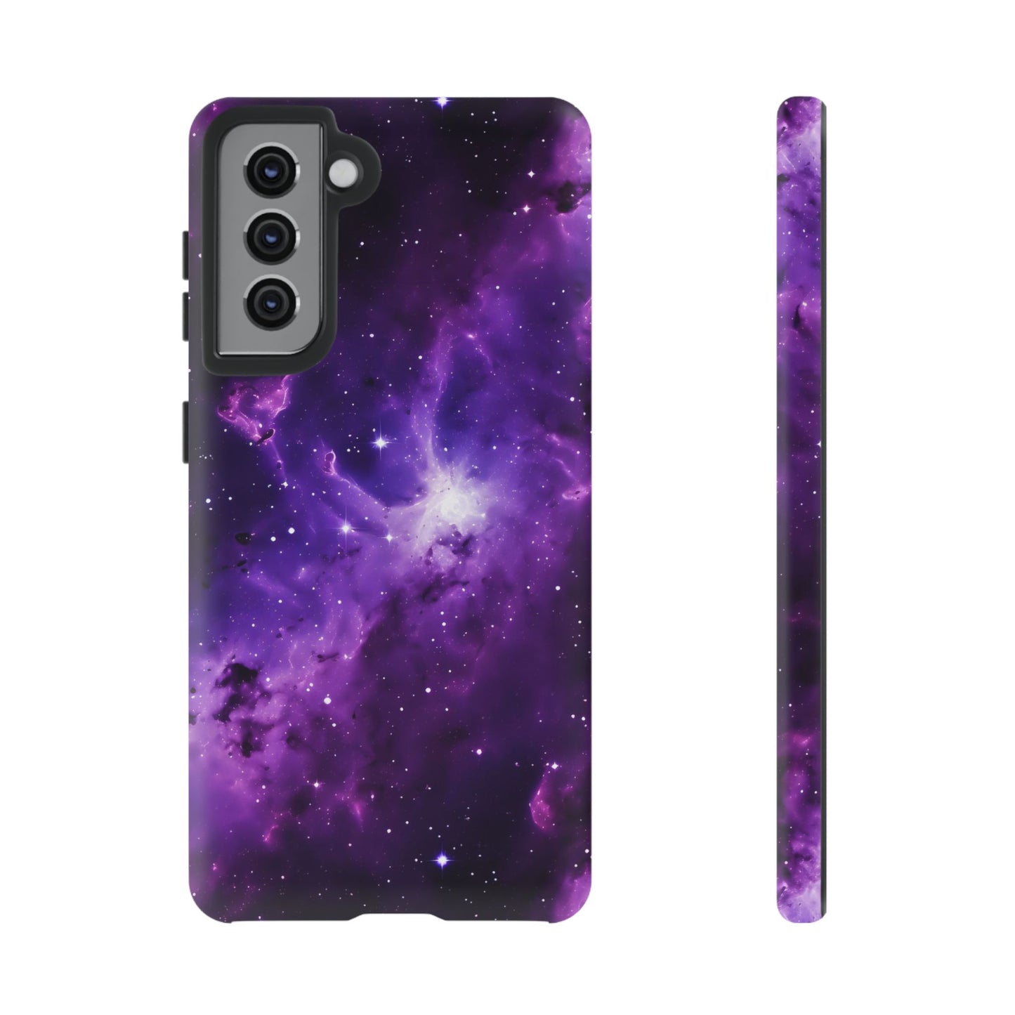 Vivid Purple Space Phone Case