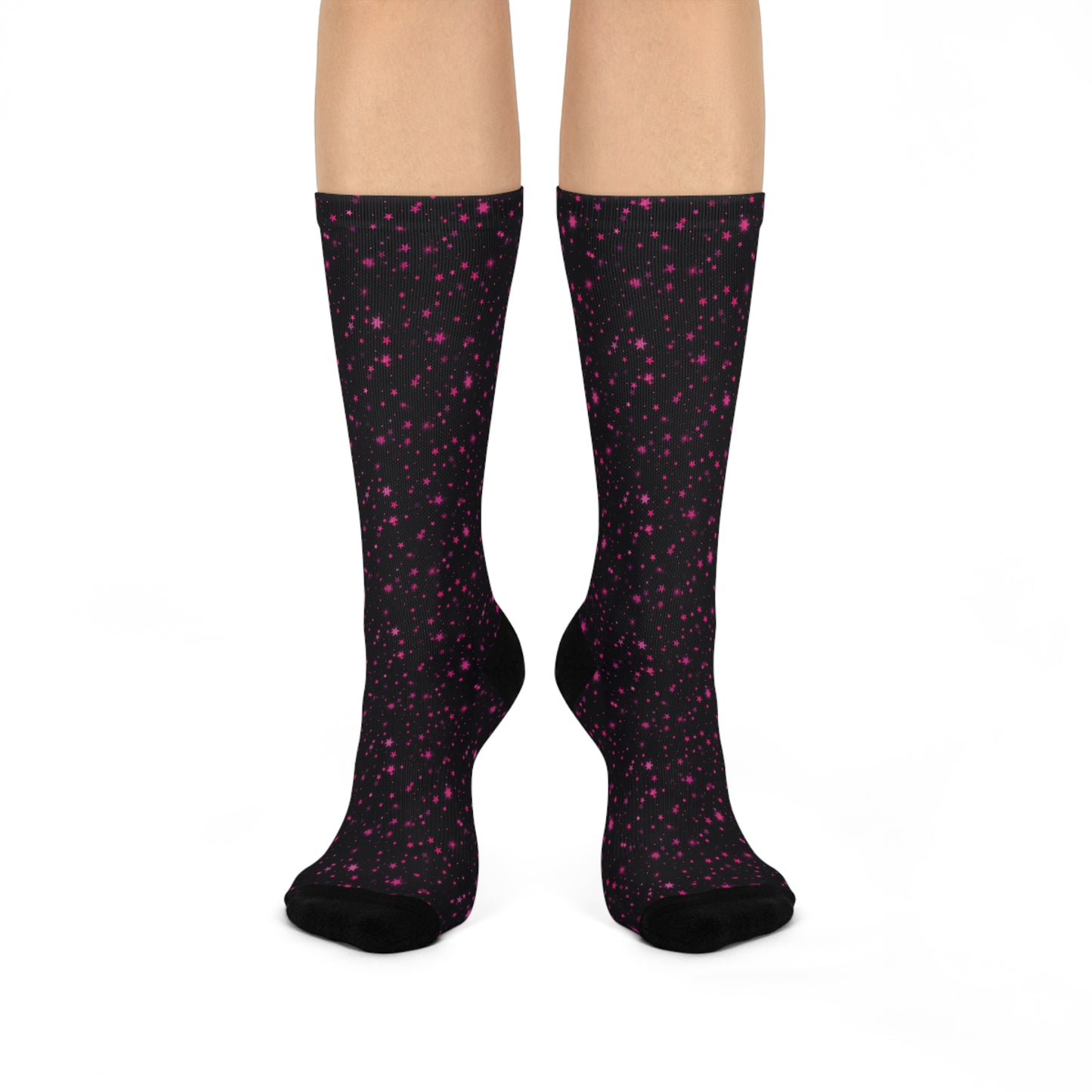 Pink Stars Socks