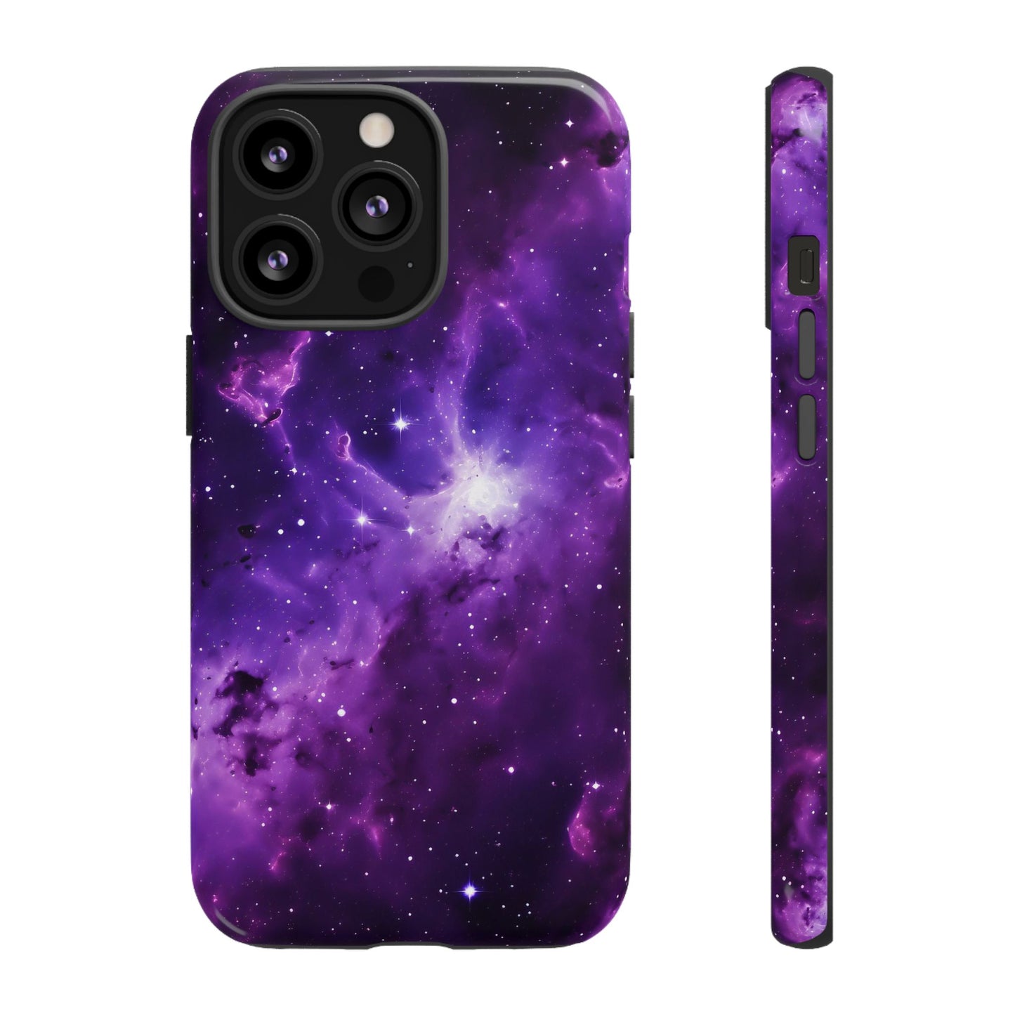 Vivid Purple Space Phone Case