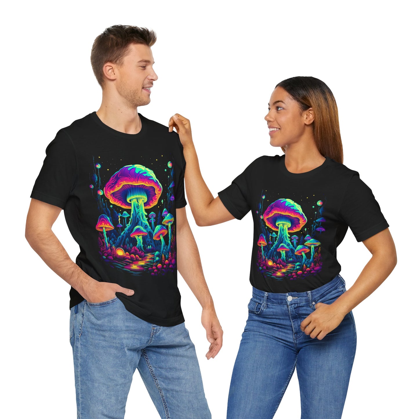 Trippy Mushroom Forest T-Shirt