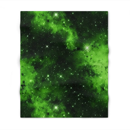 Lime Space Throw Blanket