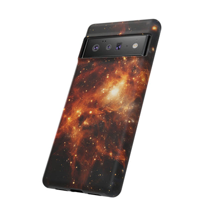 Orange Nebulae Phone Case