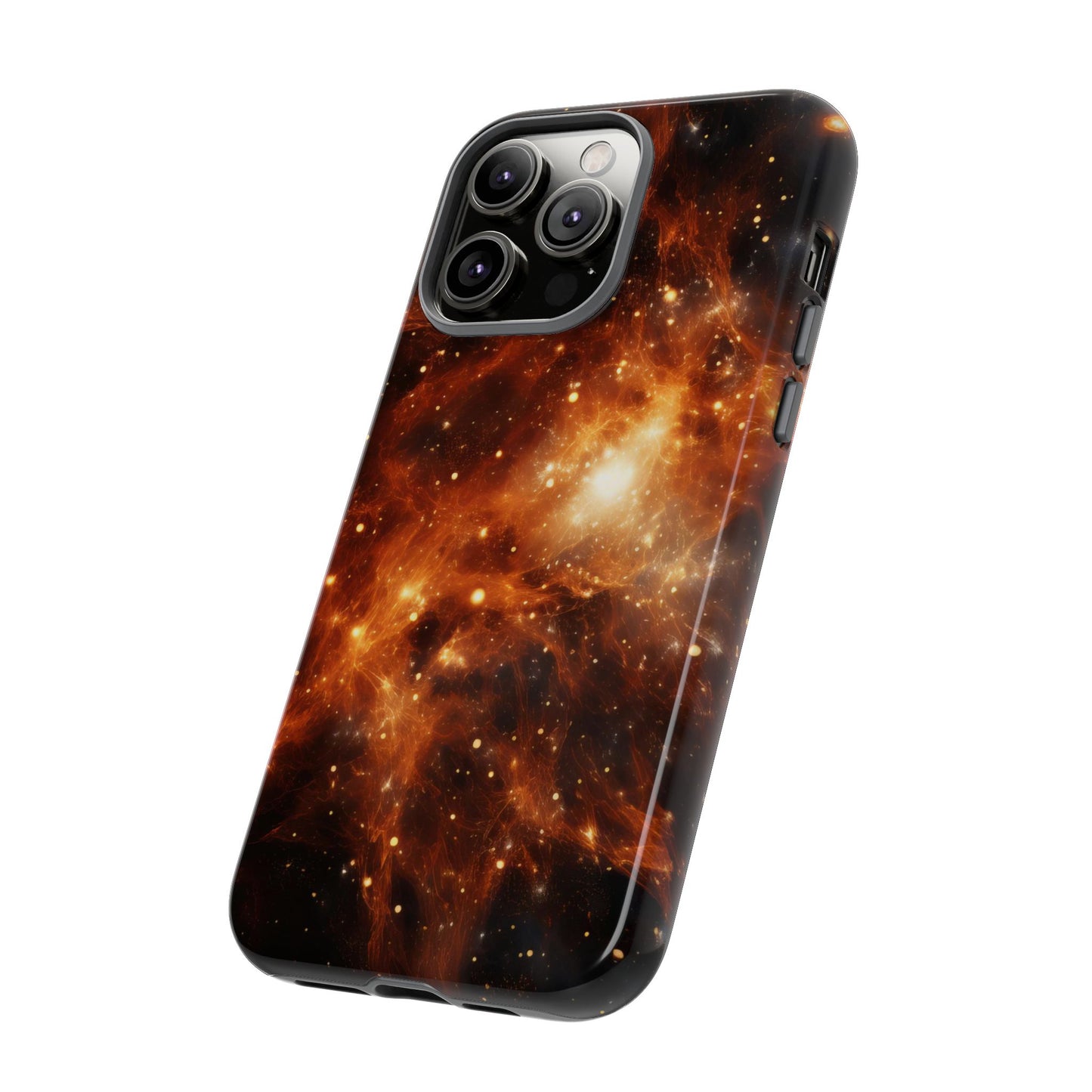 Orange Nebulae Phone Case