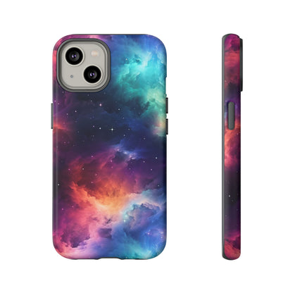 Neon Nebula Phone Case