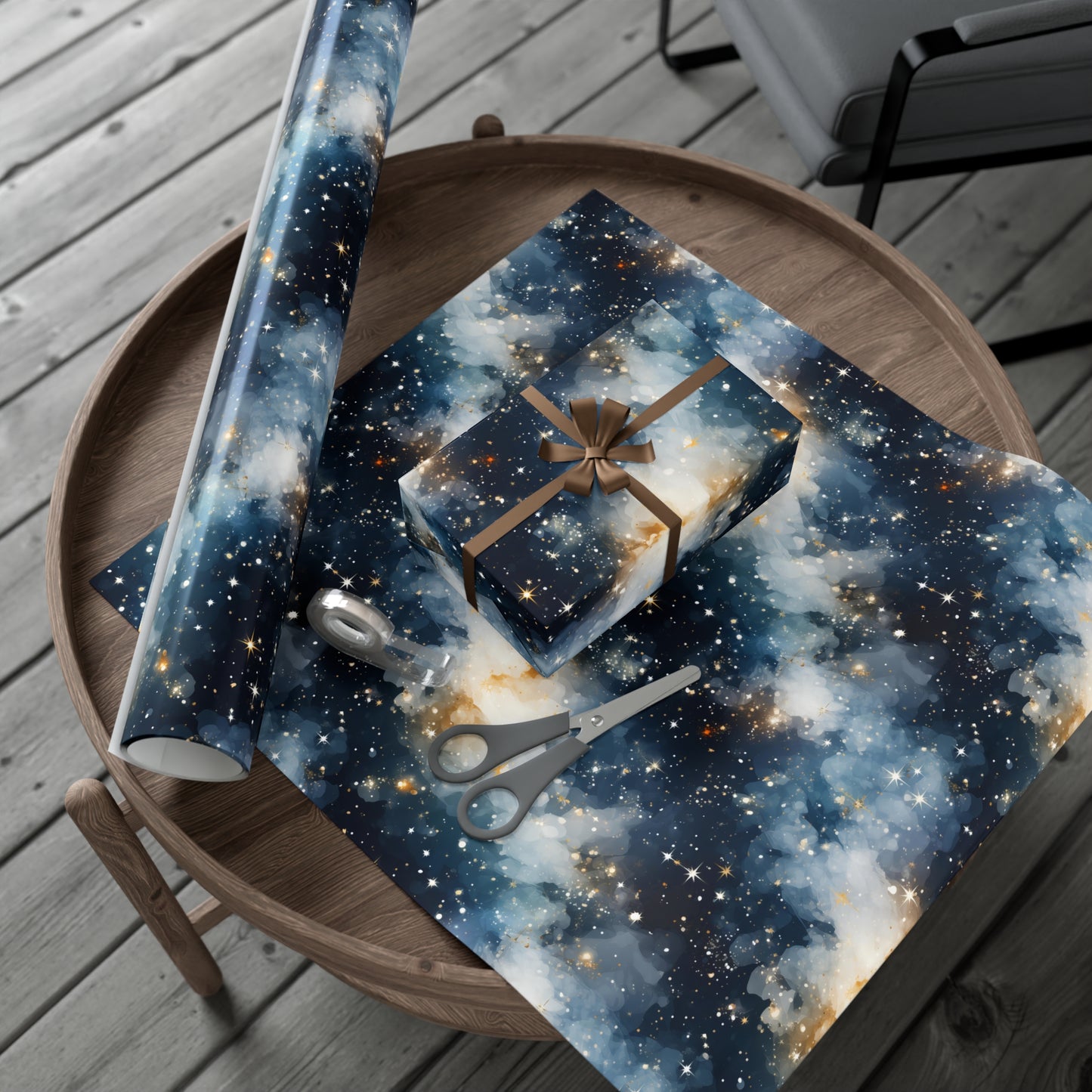 Icy Galaxy Wrapping Paper