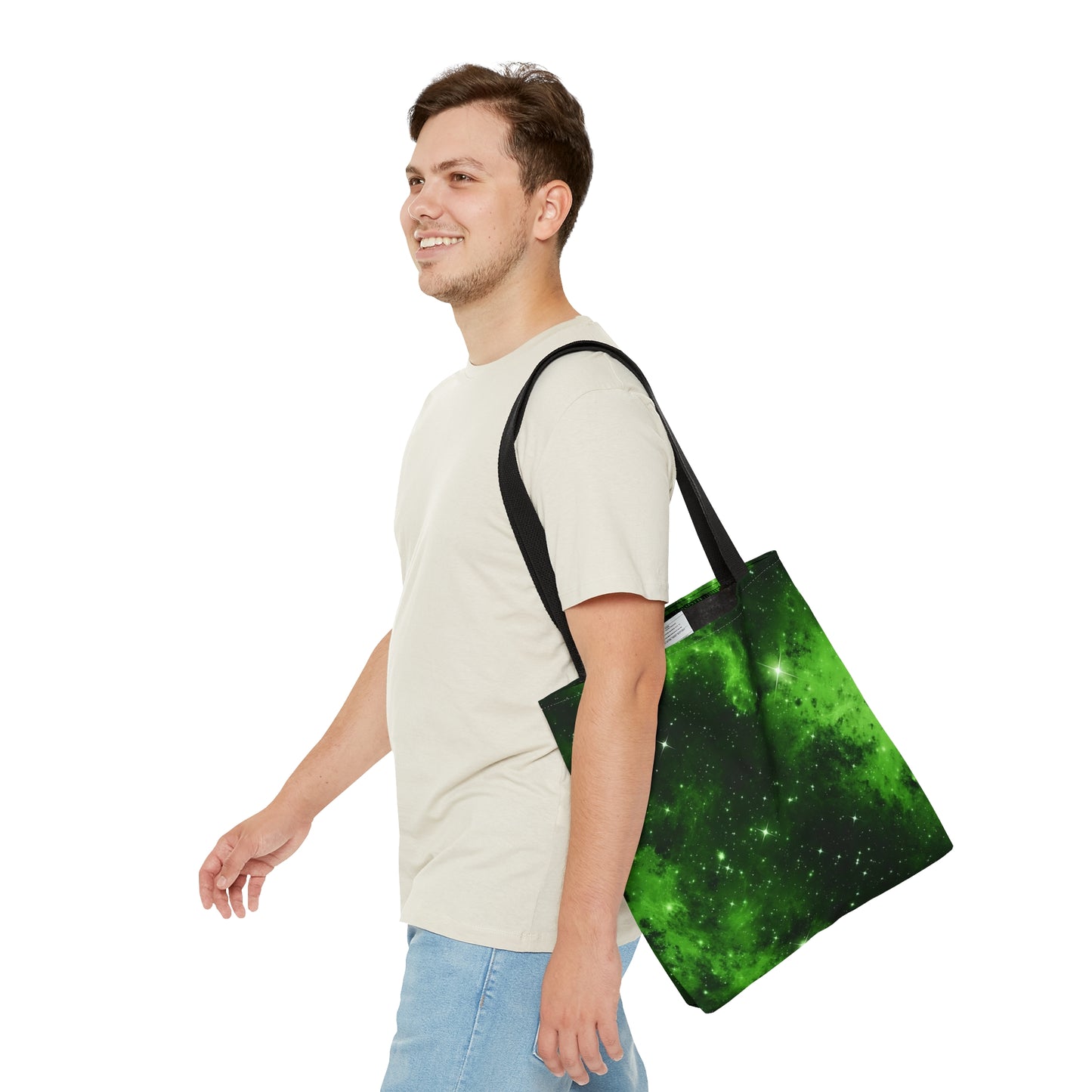 Lime Space Tote Bag