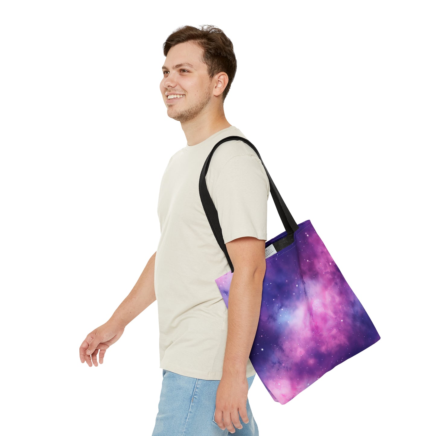 Soft Purple Nebula Tote Bag