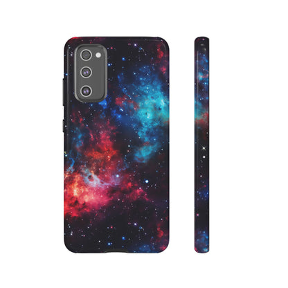 Red and Blue Nebula Phone Case