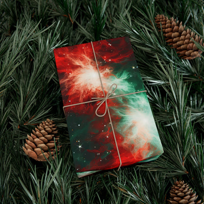 Festive Nebula Wrapping Paper