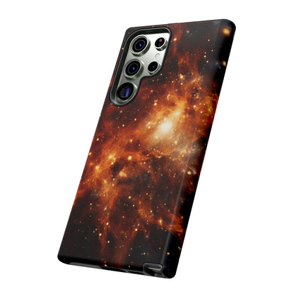 Orange Nebulae Phone Case