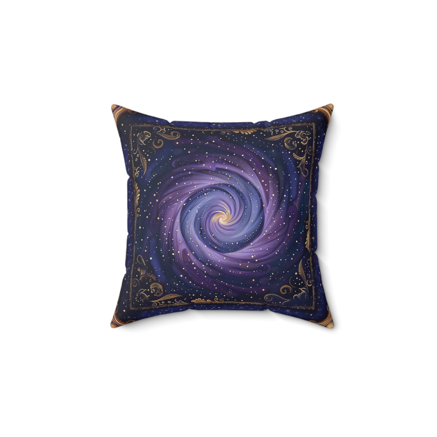 Spiral Galaxy Throw Pillow