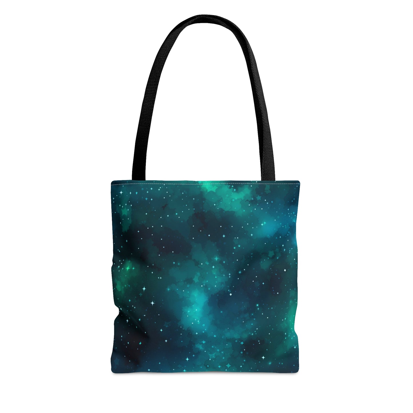 Cyan Starscape Tote Bag