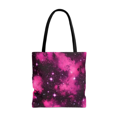 Pink Starscape Tote Bag