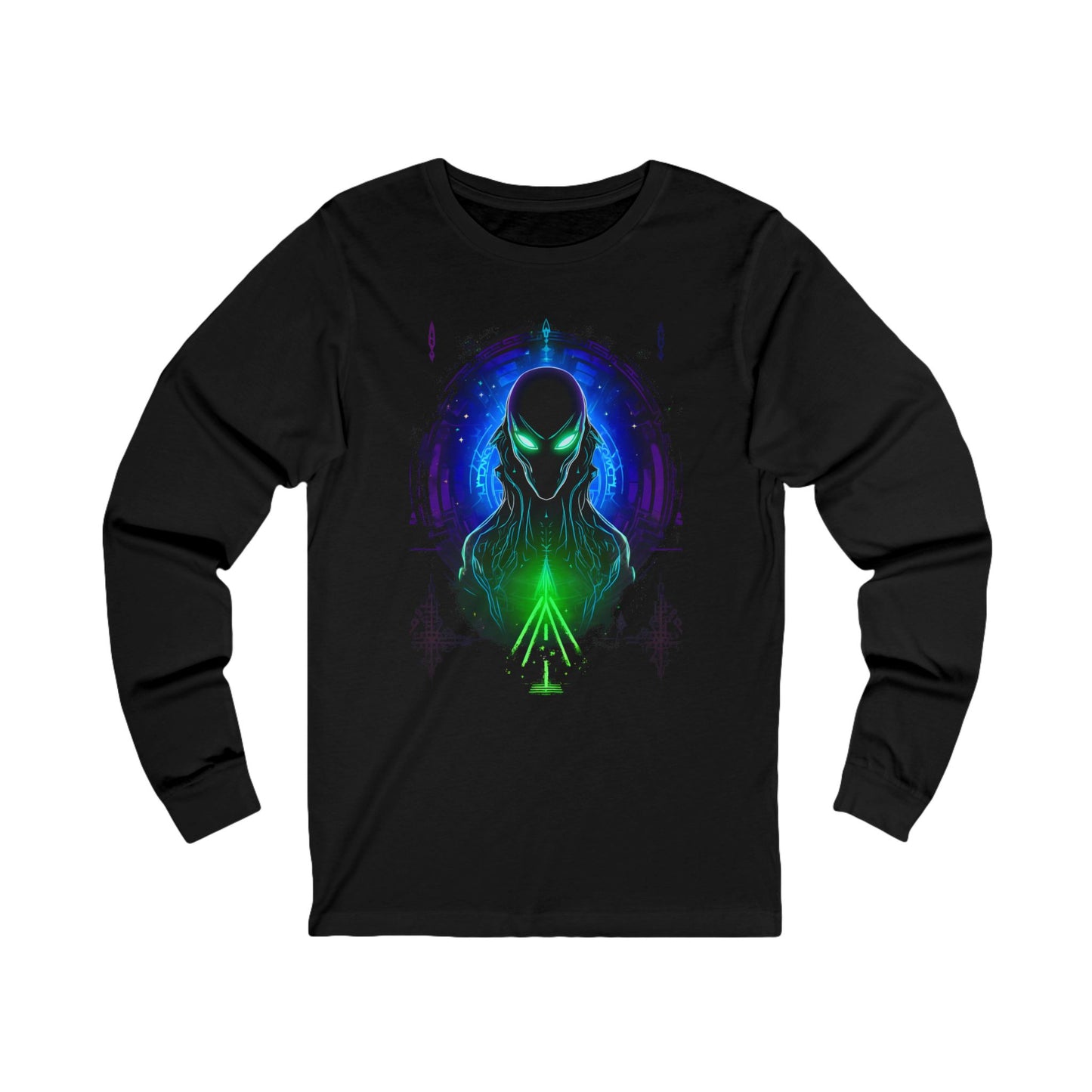 Ominous Alien Long Sleeve Shirt