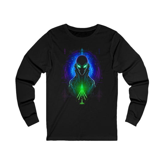 Ominous Alien Long Sleeve Shirt