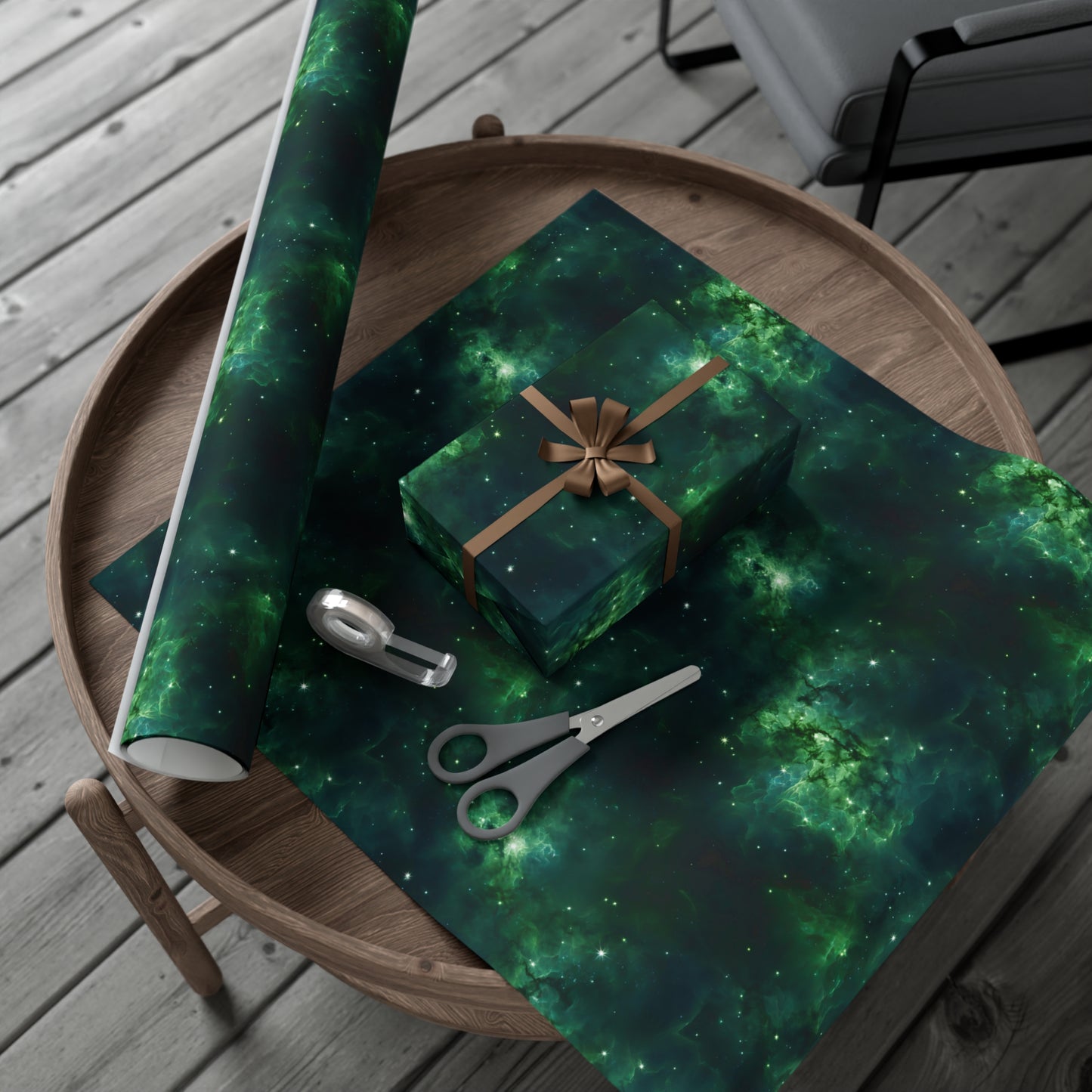 Verdant Space Wrapping Paper