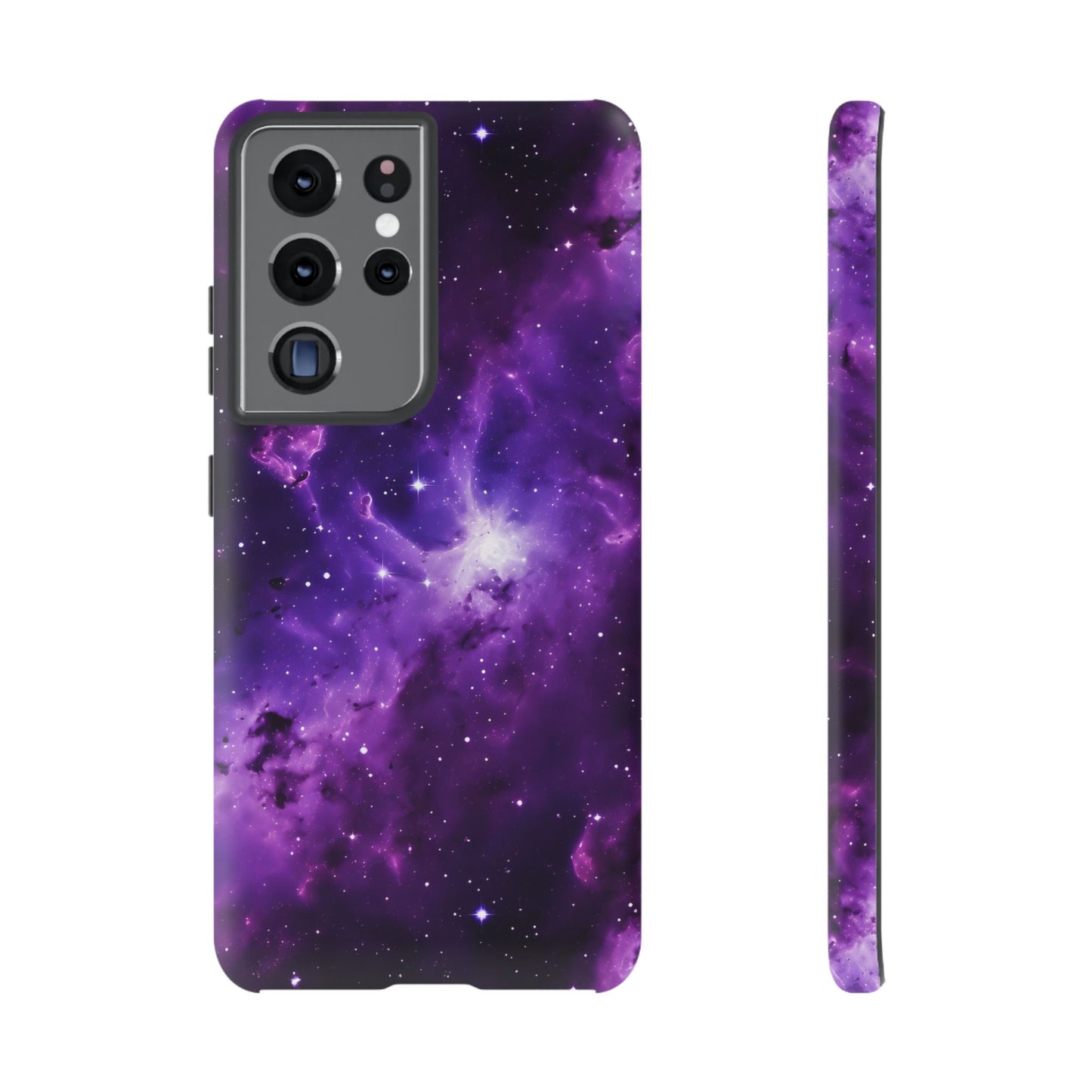 Vivid Purple Space Phone Case