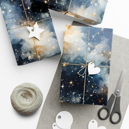 Icy Galaxy Wrapping Paper