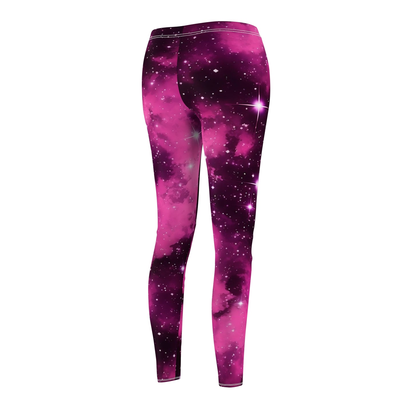 Pink Starscape Casual Leggings