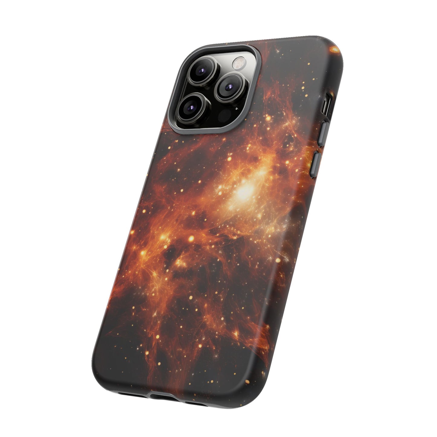 Orange Nebulae Phone Case