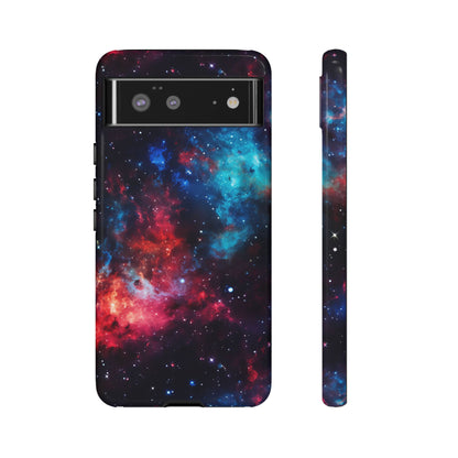 Red and Blue Nebula Phone Case