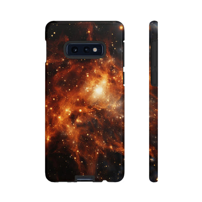 Orange Nebulae Phone Case