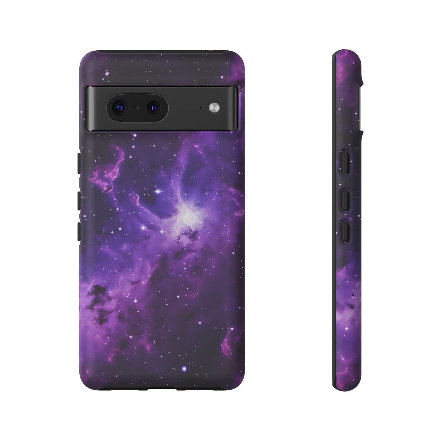 Vivid Purple Space Phone Case