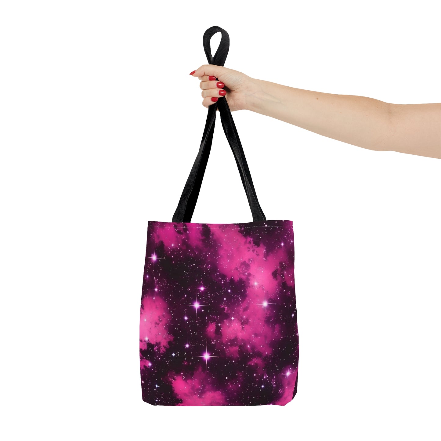 Pink Starscape Tote Bag