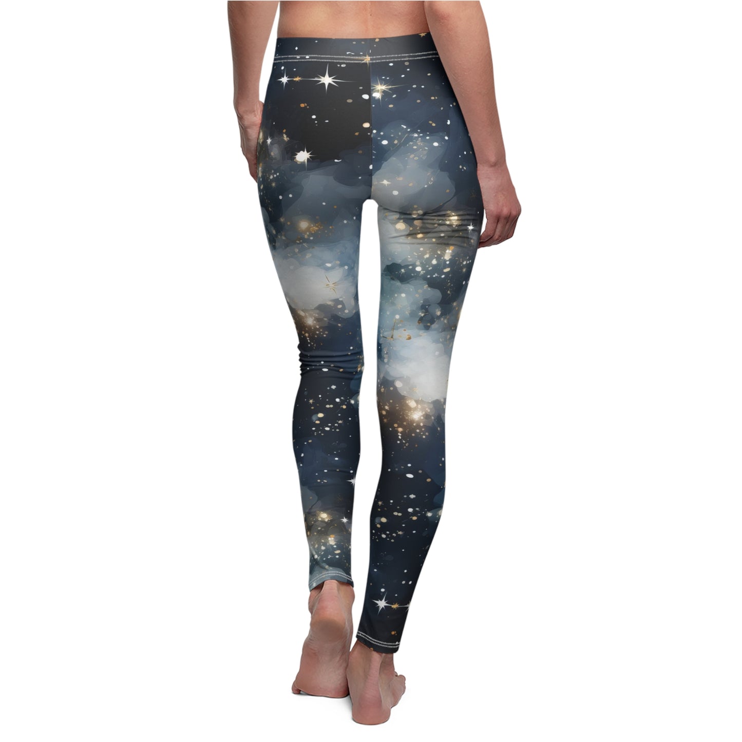 Icy Galaxy Women's Casual Leggings