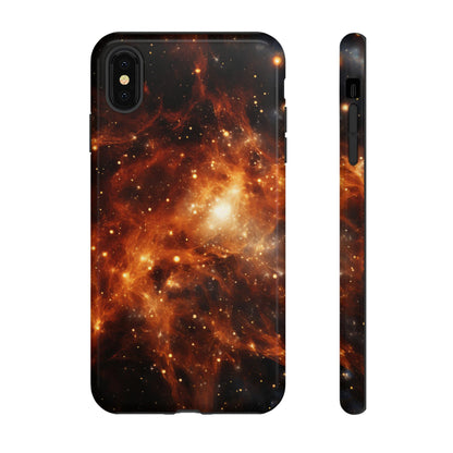 Orange Nebulae Phone Case