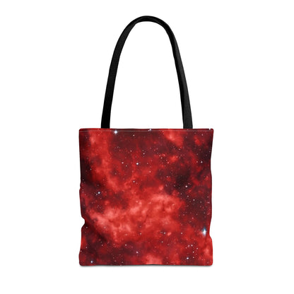 Scarlet Starscape Tote Bag