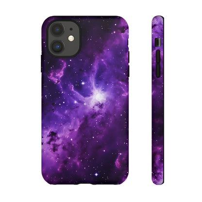 Vivid Purple Space Phone Case